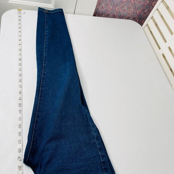 Everlane Women's High Rise Skinny Jeans‎ Size 28 Dark Wash Stretch - Picture 9 of 10